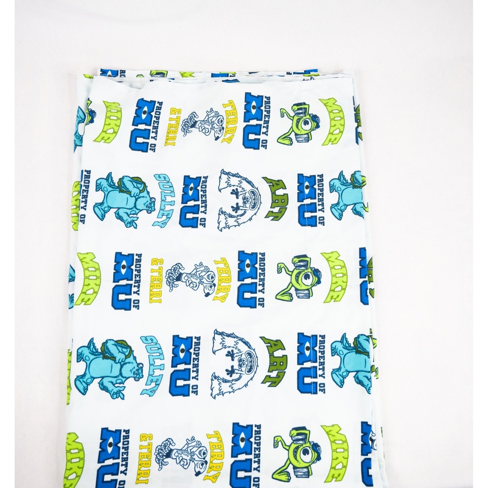 Disney Monsters University Bedding Kids toddler flat sheet only White material
